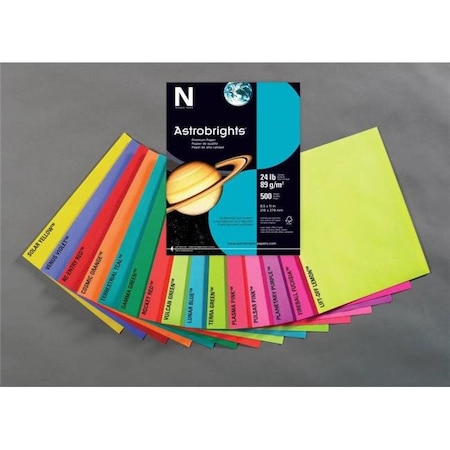 Astrobrights Astrobrights 1284412 Rocket Red Cardstock - 250 Pack 1284412